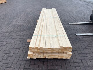 Ca. 72x Vuren Regels Geschaafd, 32x58mm, lengte 420cm